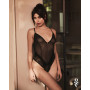 Тедді з доступом Obsessive Blomentis crotchless teddy, M/L, прозоре, відкрита спина, низ-стрінги