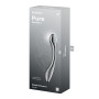Металлический дилдо Satisfyer Pure Gravity 1, двусторонний, можно нагревать и охлаждать, 939 г