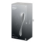 Металлический дилдо Satisfyer Star Force 3, двусторонний, можно нагревать и охлаждать, очень тяжелый