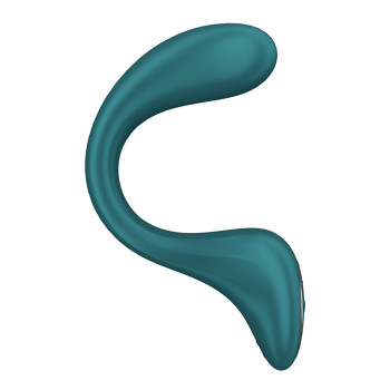 Вагинально-клиторальный вибратор Satisfyer G for Goddess 2 Bottle Green, 2 мотора