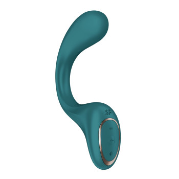 Вагинально-клиторальный вибратор Satisfyer G for Goddess 2 Bottle Green, 2 мотора