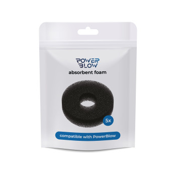 Впитывающая губка Kiiroo Powerblow Absorbent Foam 5 шт, для вакуумной насадки Powerblow