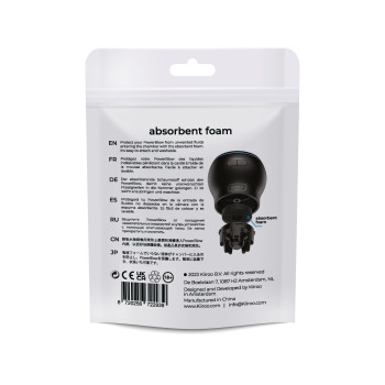 Впитывающая губка Kiiroo Powerblow Absorbent Foam 5 шт, для вакуумной насадки Powerblow