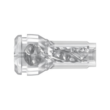 Мастурбатор Kiiroo Feel Pocket Crystal, сумісний з інтерактивною насадкою PowerBlow