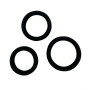 Набор эрекционных колец Alive Sensual Pleasure Rings, 3 размера, черные, очень эластичные