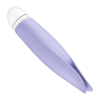 Вібратор з пелюстками Fun Factory VOLITA purple, компактний, дуже тихий, на батарейках