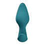 Анальная пробка Fun Factory BOOTIE FEM Bottle Green, в виде бутона, диаметр 2,9 см, тонкий ограничитель