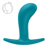 Анальная пробка Fun Factory BOOTIE M Aquamarine, диаметр 3,3 см, тонкий ограничитель