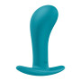 Анальная пробка Fun Factory BOOTIE L Aquamarine, диаметр 3,8 см, тонкий ограничитель