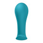 Анальная пробка Fun Factory BOOTIE L Aquamarine, диаметр 3,8 см, тонкий ограничитель