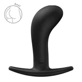 Анальная пробка Fun Factory BOOTIE L Black, диаметр 3,8 см, тонкий ограничитель