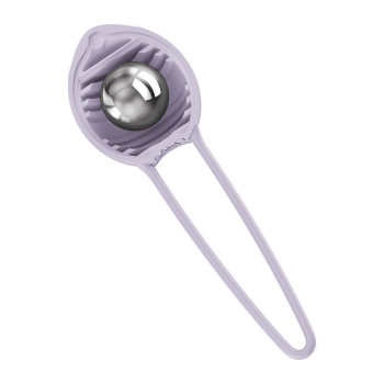 Вагінальна кулька Fun Factory SMARTBALL UNO Purple, одинарна, діаметр 3,6 см