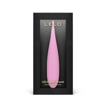 Кліторальний вібратор LELO DOT Travel Pink, точкова стимуляція, 8 режимів