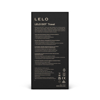 Кліторальний вібратор LELO DOT Travel Purple, точкова стимуляція, 8 режимів