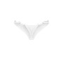 Трусики-стрінги з мереживом Obsessive Arrowel White crotchless thong S/M