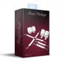Набор для БДСМ Feral Feelings BDSM Kit 3 White, наручники, поножи, крестовина