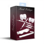 Набор Feral Feelings BDSM Kit 5 White, наручники, поножи, крестовина, маска, паддл