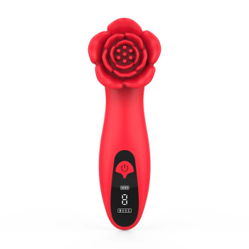 Розкішний вібратор для клітора Loviss Tona Rose Vibrator, у вигляді троянди, 9 режимів