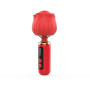 Вибромассажер Loviss Rose Mini Massage Wand Vibrator, головка в виде розы, 9 режимов