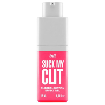 Смоктайзер для клітора Intt Suck My Clit Wild Strawberry (15 мл), полуниця, гель з ефектом посмоктування