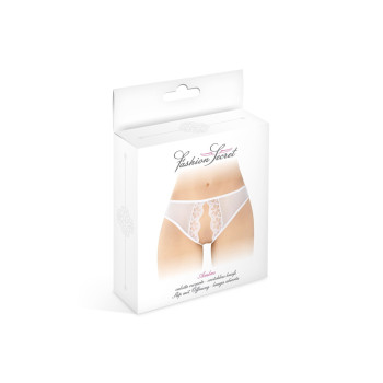 Трусики з відкритим доступом Fashion Secret Ambre White, сітка