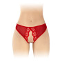 Трусики з відкритим доступом Fashion Secret Ambre Red, сітка