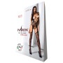 Откровенный бодистокинг с глубоким декольте Passion BS075 black