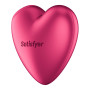 Вакуумный стимулятор-сердечко с вибрацией Satisfyer Cutie Heart Battery Series