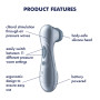 Вакуумный клиторальный стимулятор Satisfyer Pro 2 Generation 2 Battery Series Light Blue