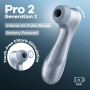 Вакуумный клиторальный стимулятор Satisfyer Pro 2 Generation 2 Battery Series Light Blue