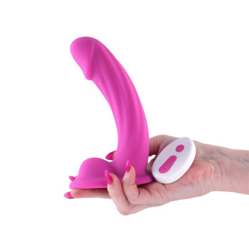 Дилдо с вибрацией NS Novelties Colours - Curve - Vibrating - 6" Dildo - Pink