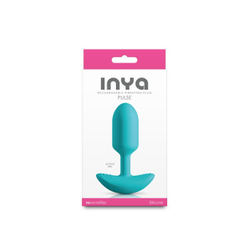 Анальная пробка с вибрацией NS Novelties INYA - Pulse - Teal