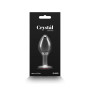 Стеклянная анальная пробка NS Novelties Crystal - Desires - Red Heart - Medium