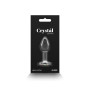 Стеклянная анальная пробка NS Novelties Crystal - Desires - Rainbow Gem - Small