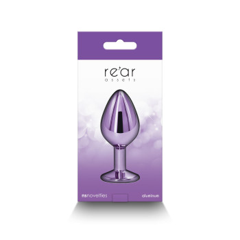 Анальная пробка NS Novelties Rear Assets - Medium - Purple
