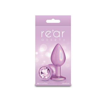 Анальная пробка NS Novelties Rear Assets - Iridescent Pink - Medium - Pink