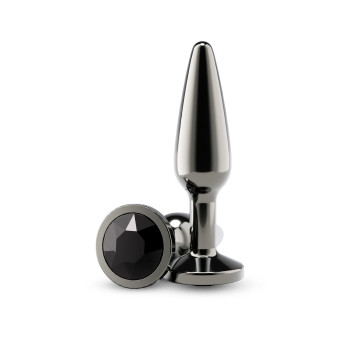 Анальная пробка NS Novelties Rear Assets - Tapered - Medium - Gunmetal - Black