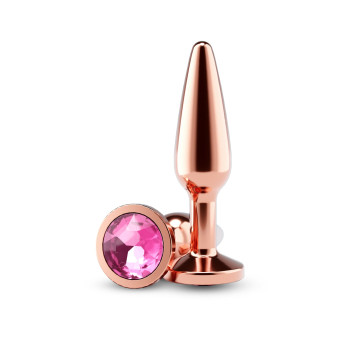 Анальная пробка NS Novelties Rear Assets - Tapered - Medium - Rose Gold - Pink