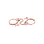 Металлические наручники Fetish Tentation Premium Chick wrist cuffs in rose-gold metal, розовое золото
