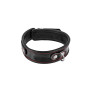 Ошейник из натуральной кожи Fetish Tentation Premium Patent leather choker, крепежное кольцо