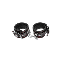 Наручники Fetish Tentation Premium Patent Leather Handcuffs, съемная цепочка