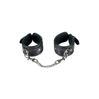 Наручники Fetish Tentation Premium Patent Leather Handcuffs, съемная цепочка