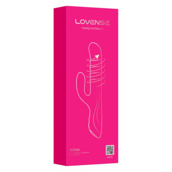 Вибратор-кролик с вращающимися шариками на 360° Lovense Velvo