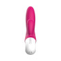 Вібратор-кролик Liebe Bend It Plus Rechargeable Cerise, гнучкий, 2 мотори, 10 режимів