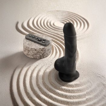 Фаллоимитатор с вибрацией и ротацией Strap-On-Me Rotating & Vibrating Realistic Dildo – L – Black