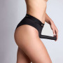 Трусики-бразилиана с фиксацией дилдо Strap-On-Me Harness Lingerie Idole – XS – Black, высокие