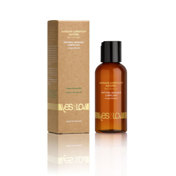 Массажное масло YESforLOV NATURAL MASSAGE LUBRICANT Orange blossom 100 мл, полностью натуральное