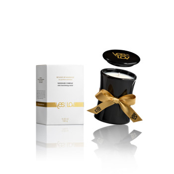 Масажна свічка YESforLOV MASSAGE CANDLE with bewitching scent 120 г, квітковий аромат, віск + олії