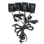 Растяжка на кровать Punishment – 5-Piece Bed Restraint Kit – Black, 5 предметов