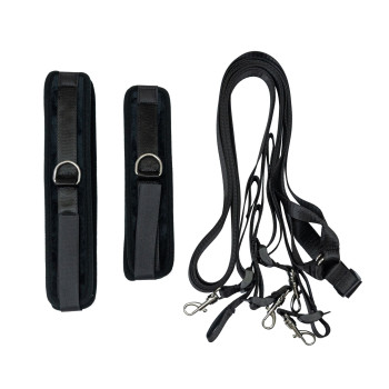 Растяжка на кровать Punishment – 5-Piece Bed Restraint Kit – Black, 5 предметов